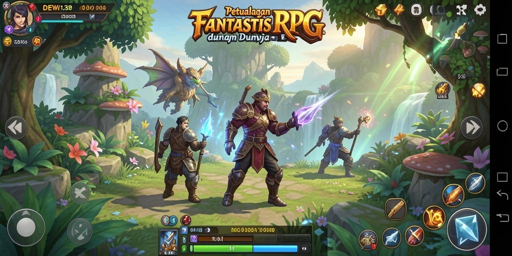 Gameplay seru dalam DEWI138 dengan karakter dan pertarungan menarik.