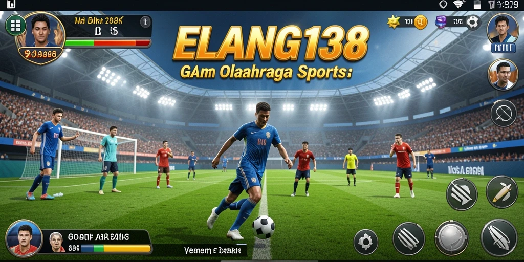 Tampilan gameplay ELANG138 yang memukau dengan aksi olahraga menegangkan.
