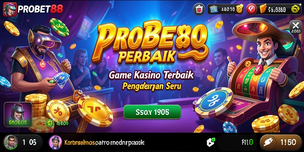 Tampilan menarik dari gameplay Kasino di PROBET88.